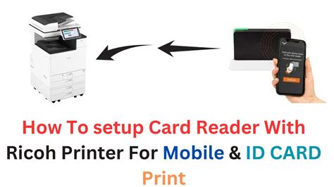 ricoh nfc card reader|Ricoh proximity card settings.